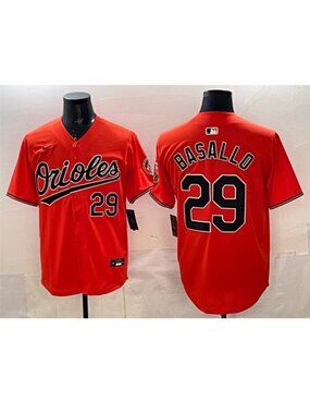 Samuel Basallo Orange Stitched Jersey